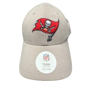 Team Headwear NFL Tampa Bay Buccaneers Tan Baseball Hat Cap Khaki One Size New